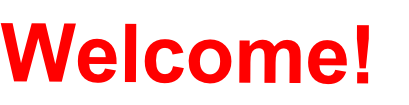 Welcome!